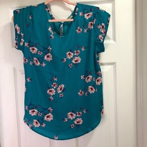 NWOT Floral Print Blouse!!